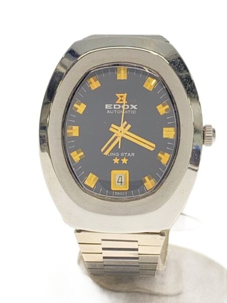 EDOX(エドックス) / 自動巻腕時計/アナログ/ステンレス/BLK/SLV/SS 