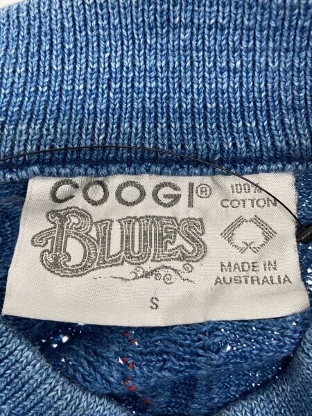 COOGI(クージー) / 3Dニット/S/コットン/BLU// | 古着の販売・通販なら