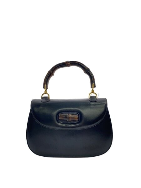 OLD GUCCI オールドグッチ バンブー ハンドバッグ 黒 レザー GUCCI(グッチ) / ハンドバッグ_バンブー/レザー/BLK/Old Gucci