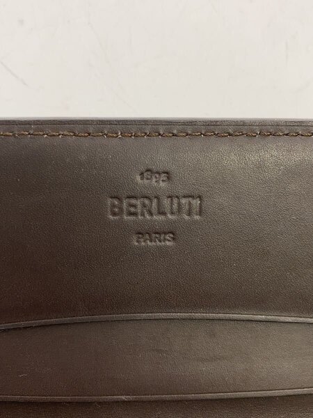 BERLUTI(ベルルッティ) / カリグラフィ/カードケース/レザー/ブラウン