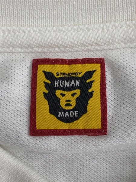 HUMAN MADE(ヒューマンメイド) / ポロシャツ/L/コットン/WHT | 古着の
