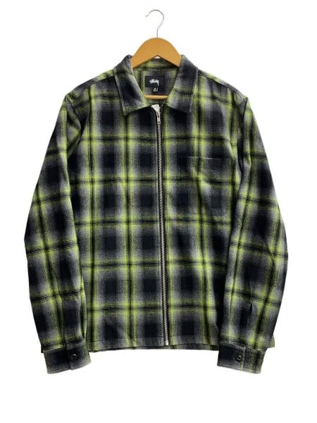 stussy フランネルジップシャツ STUSSY(ステューシー) / フランネルジップアップシャツ/長袖シャツ/M