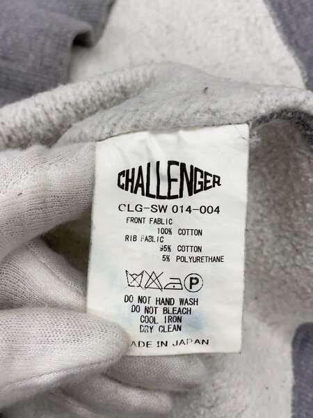 CHALLENGER(チャレンジャー) / ジップパーカー/XL/コットン/GRY/014 