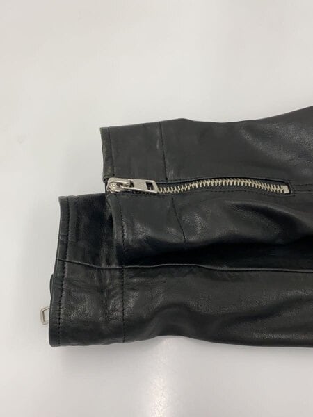 極上のラムレザー】美品！ CALVIN KLEIN JEANS シングルライダース