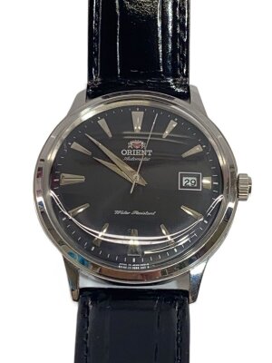 ORIENT / クォーツ腕時計/アナログ/レザー/WHT/GRY/SS/HW-006 ORIENT([トケイ]オリエント) / クォーツ腕時計/アナログ/レザー/WHT