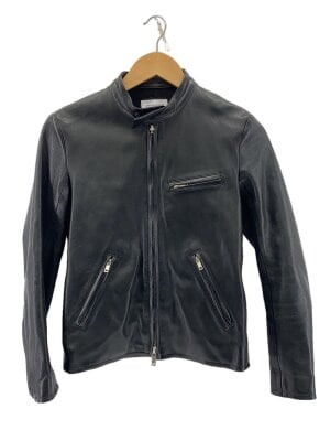 LITHIUM HOMME☆シングルライダースジャケット☆ネイビー☆サイズ50 Lithium homme（リチウムオム）の中古品の通販サイト セカンド