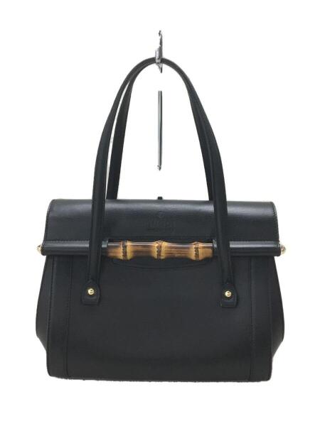 『格安』GUCCI(グッチ)ハンドバッグ レザー バンブー GUCCI(グッチ) / バンブートート/トートバッグ[仕入]/レザー/BLK