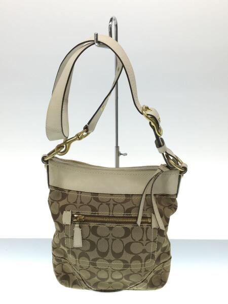 COACH(コーチ) / ショルダーバッグ_シグネチャー/コットン/BEG/総柄 
