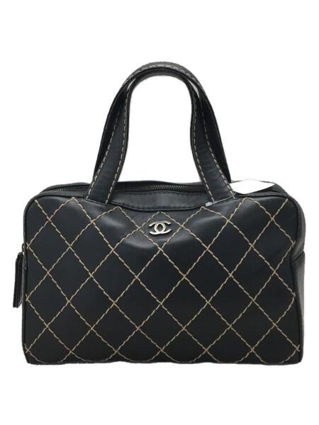 ギャラ有】CHANEL ワイルドステッチ ハンドバッグ トートバッグ レザー