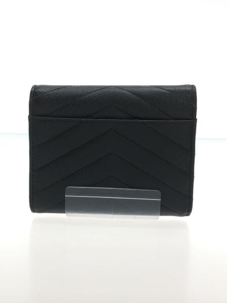 専用品YSL ブラック キルティング 二つ折り財布