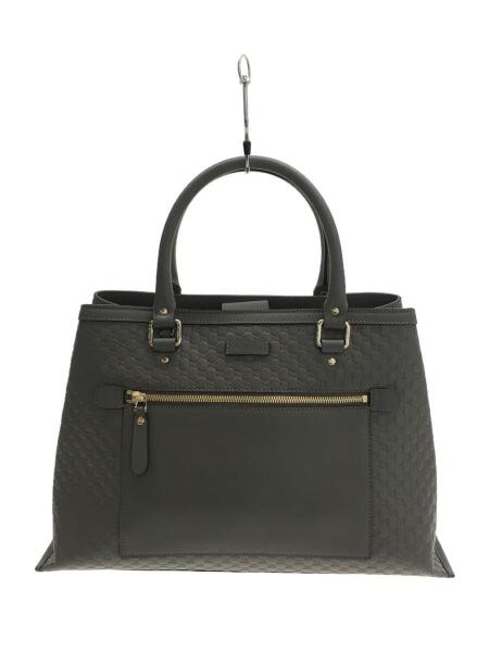 GUCCI(グッチ) / マイクログッチシマ/2WAYショルダーバッグ/レザー/GRY  