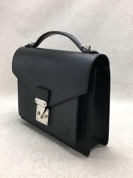 LOUIS VUITTON / セカンドバッグ/--/BLK/無地/M52792 LOUIS VUITTON(ルイヴィトン) / ブリーフケース[仕入]/PVC/ブラック