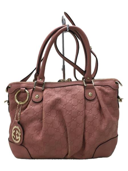 グッチ GUCCI ハンドバッグ シマ スーキー 247902 ピンク