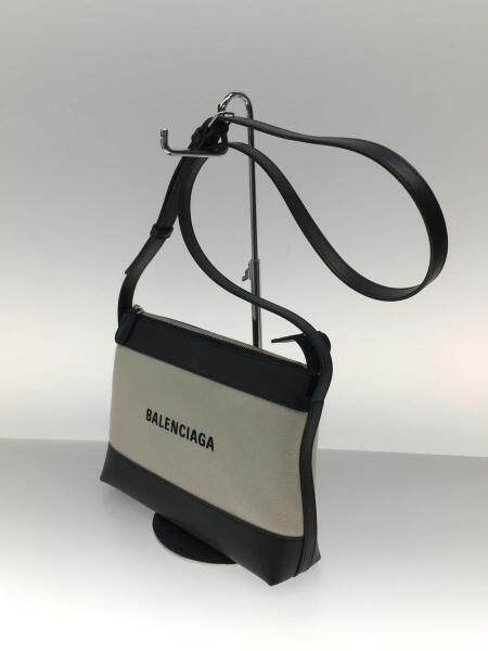レディース BALENCIAGA バレンシアガ キャンバス レザー ショルダー バッグ
