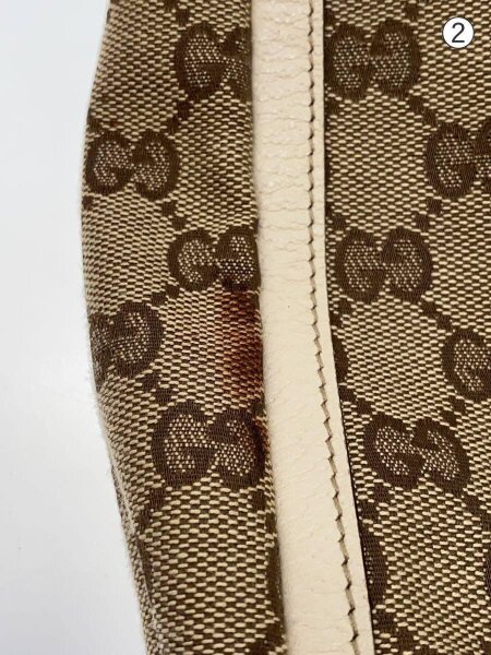 GUCCI(グッチ) / アビー/GGキャンバストートバッグ/キャンバス/BEG/総 