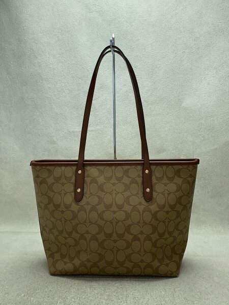 COACH 麗しき コーチ トートバッグ シグネチャー 黒 ブラック F58292