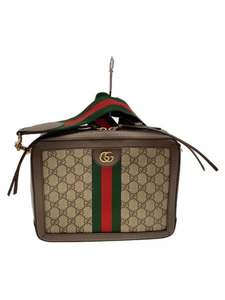 GUCCI(グッチ) / ショルダーバッグ/キャンバス/ブラウン/総柄/550622
