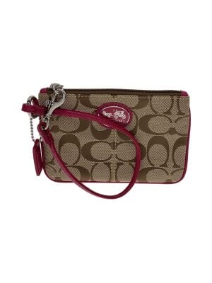 COACH(コーチ) / 40757/シグネチャー/アクセサリー/ポーチ/ブラウン