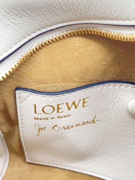 LOEWE(ロエベ) / ハンドバッグ_アマソナ16/保存袋/鍵/レザー/ホワイト 