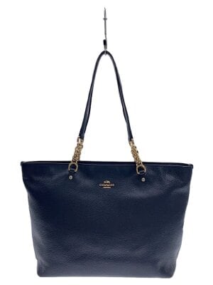 COACH(コーチ) / トートバッグ/レザー/ネイビー/無地/48733/A4サイズ