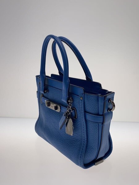 COACH(コーチ) / ハンドバッグ/レザー/ブルー/37444/コーチ | 中古品の 