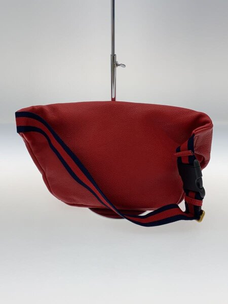 GUCCI / ウエストバッグ/ボディバッグ/レザー/RED/530412/内側汚れ GUCCI(グッチ) / ウエストバッグ/ボディバッグ/レザー/RED/530412/内側