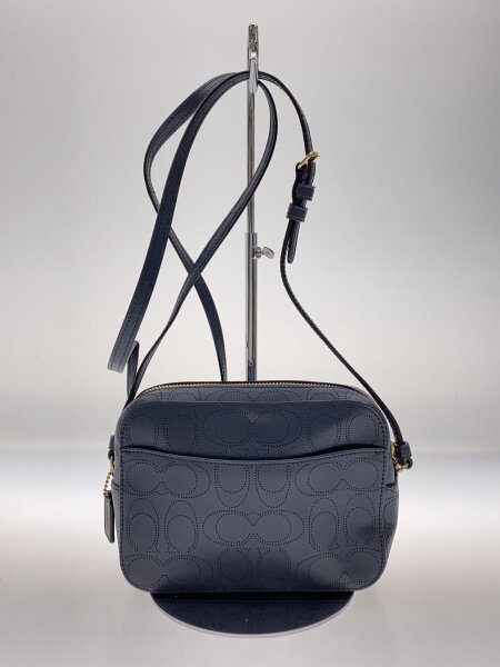 COACH(コーチ) / シグネチャー/ショルダーバッグ/レザー/NVY/2403