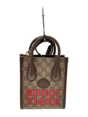 GUCCI(グッチ) / トートバッグ/PVC/BEG/モノグラム/39.02.003/OLD/角