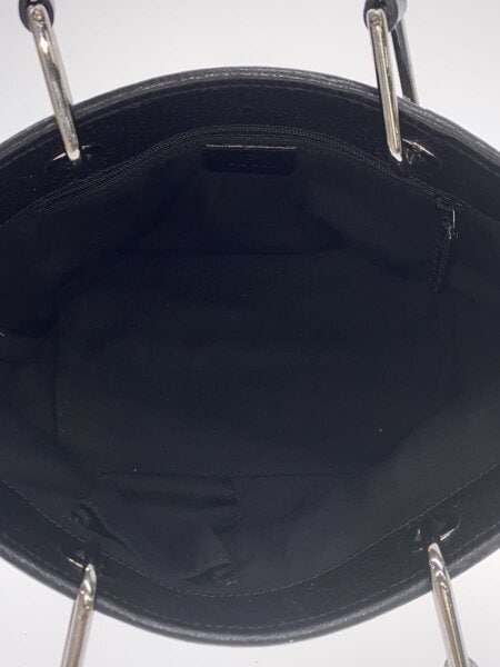 GUCCI(グッチ) / ハンドバッグ/キャンバス/BLK/総柄/120844/角スレ