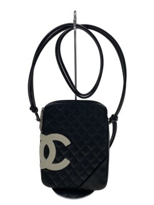 CHANEL(シャネル) / ショルダーバッグ/レザー/ブラック/無地/3720777