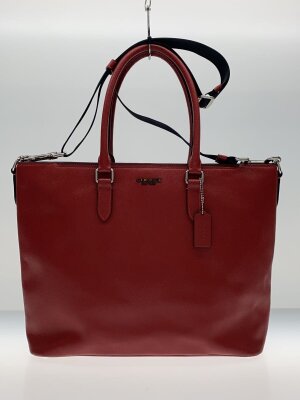COACH(コーチ) / トートバッグ/レザー/RED/F24961// | 中古品の販売