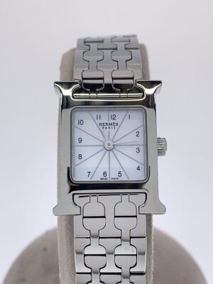 HERMES(エルメス) / クォーツ腕時計/アナログ/ステンレス/SLV