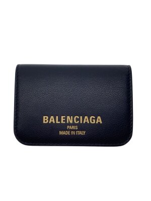 BALENCIAGA(バレンシアガ) / 2つ折り財布/レザー/BLK/メンズ/594308