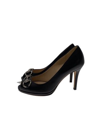 GUCCI(グッチ) / GGマーモント/フリンジ/パンプス/37/BRW/スウェード