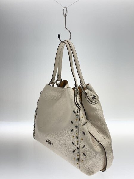 COACH(コーチ) / ハンドバッグ/レザー/アイボリー/25008/コーチ | 中古 