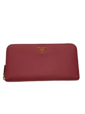 PRADA(プラダ) / サフィアーノ/ロングウォレット/長財布/レザー/ピンク