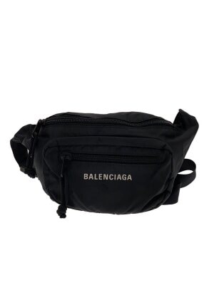 BALENCIAGA(バレンシアガ) / クラッチバッグ/レザー/BLK/総柄/494040