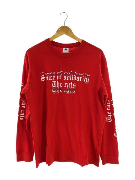 RATS(ラッツ) / 長袖Tシャツ/M/コットン/RED/プリント/20RTC-0203 