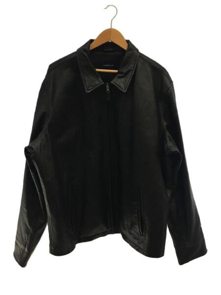 90s Croft&Barrow leather レザーブルゾン XL ブラック