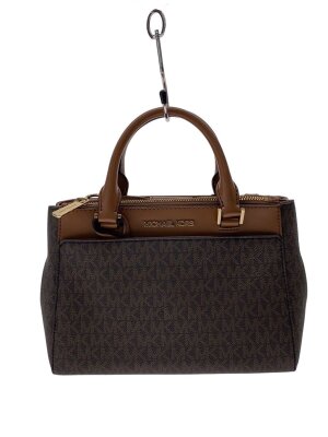 MICHAEL KORS◆ハンドバッグ/PVC/BRW/総柄/35S7GC6M8B ハンドバッグ⁄PVC⁄BRW⁄総柄