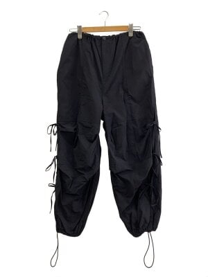 MAISON SPECIAL◇Side Zipper Parachute Pants/ボトム/38/ナイロン/BLK