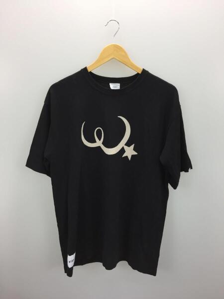 WTAPS(ダブルタップス) / Tシャツ/2/コットン/黒/ブラック/191ATDT