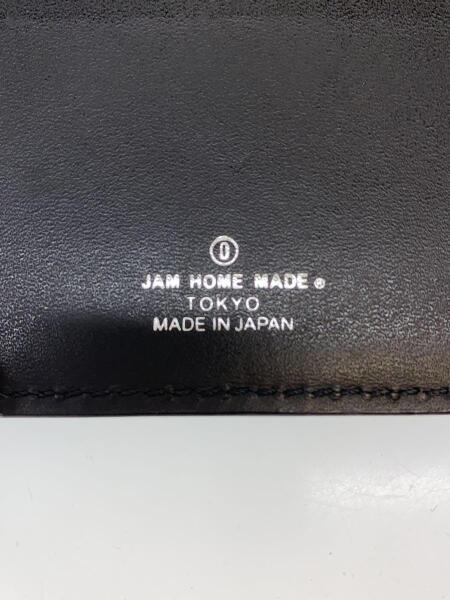 JAM HOME MADE(ジャムホームメイド) / 2つ折り財布/レザー/BLK/無地 
