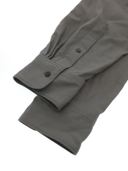 その他ブランド / 長袖シャツ/2/ウール/KHK/無地/IH-22SS-B006-E81 その他ブランド(ソノタブランド) / 長袖シャツ/2/ウール/KHK/無地/IH