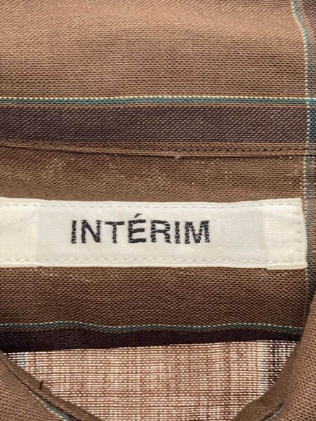 INTERIM(インテリム) / 長袖シャツ/4/ウール/BRW/チェック | 古着の