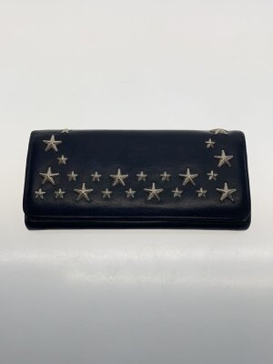 JIMMY CHOO(ジミーチュウ) / 長財布/レザー/NVY/レディース/T1595 