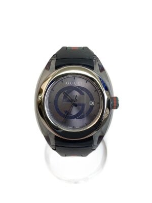 GUCCI(グッチ) / クォーツ腕時計/アナログ/ステンレス/BLK/5500M