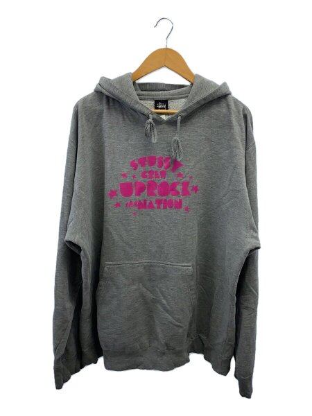 STUSSY(ステューシー) / パーカー/XL/コットン/GRY/プリント// | 古着 