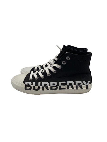 BURBERRY(バーバリー) / ハイカットスニーカー/40/BLK/キャンバス 