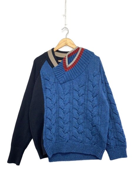 kolor ニット 年末まで値下げします kolor(カラー) / ニット・セーター(厚手)/1/ウール/マルチカラー/21WCM